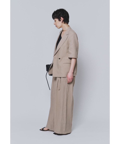 1er Arrondissement(プルミエアロンディスモン)の「リネンビスコースジャケット(その他アウター・レディース・ブラック系その他3/イエロー系その他5・38/36)」の9枚目の写真