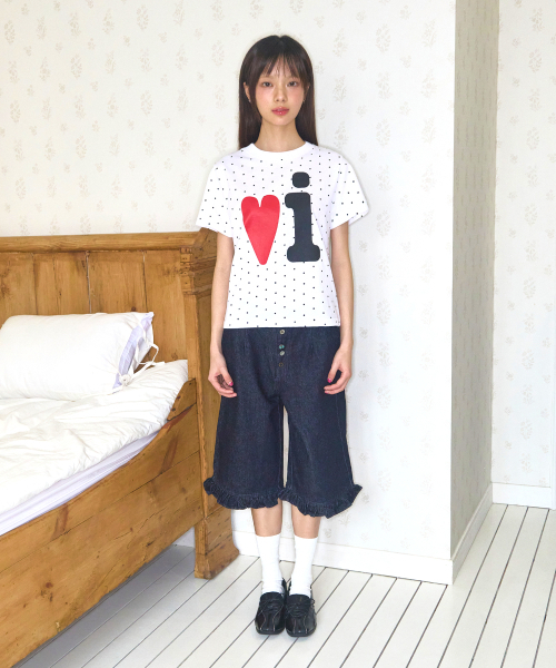 Video Jockey（ビデオジョッキー）の「ブイアイTシャツ[ホワイト]（Tシャツ/カットソー・レディース・ホワイト・X-SMALL/MEDIUM）」の3枚目の写真