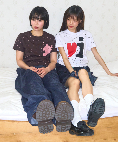 Video Jockey（ビデオジョッキー）の「ブイアイTシャツ[ホワイト]（Tシャツ/カットソー・レディース・ホワイト・X-SMALL/MEDIUM）」の5枚目の写真