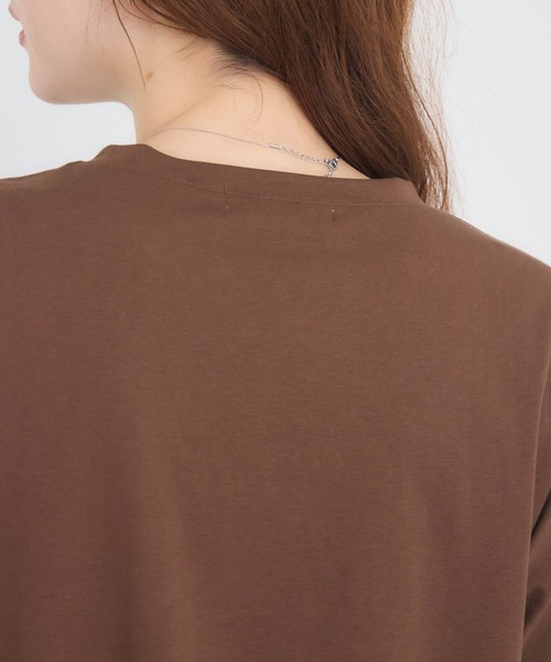 KATHARINE ROSS(キャサリンロス)の「【KATHARINE ROSS】スケルトンフラワーTシャツ(Tシャツ/カットソー・レディース・ブラウン/ホワイト・FREE)」の16枚目の写真