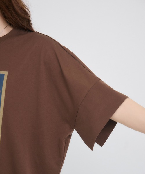 KATHARINE ROSS(キャサリンロス)の「【KATHARINE ROSS】スケルトンフラワーTシャツ(Tシャツ/カットソー・レディース・ブラウン/ホワイト・FREE)」の14枚目の写真
