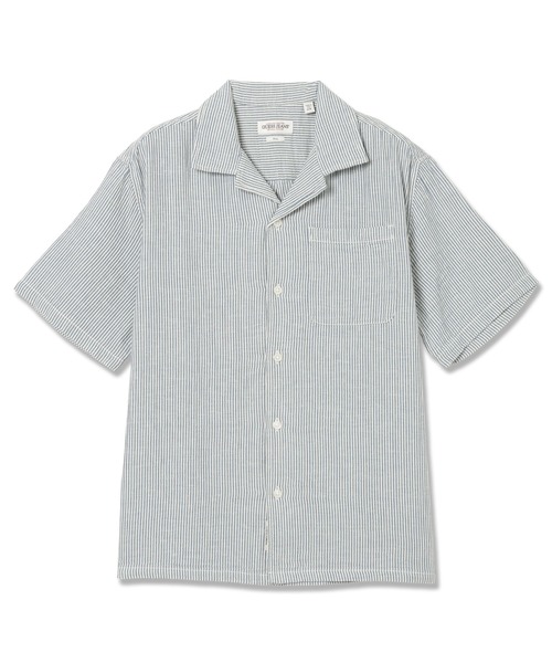 GUESS JEANS(ゲスジーンズ)の「GUESS JEANS Boxy Camp Shirt シャツ(シャツ/ブラウス・メンズ・カーキ/ライトブルー・MEDIUM/LARGE/SMALL/X-LARGE/XX-LARGE)」の16枚目の写真