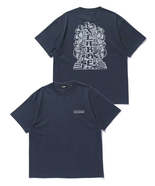 XLARGE(エクストララージ)の「SKULL TOWER S/S TEE(Tシャツ/カットソー・メンズ・ブラック/ホワイト/ネイビー・XL/L/M/S)」の1枚目の写真