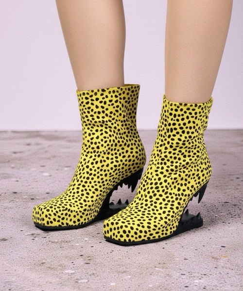 レオパード デザインヒールブーツ Charla Tedrick│Jeffrey Campbell