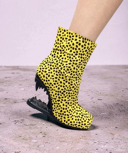 レオパード デザインヒールブーツ Charla Tedrick│Jeffrey Campbell
