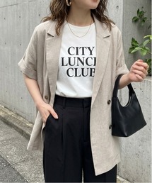 ハーフスリーブテーラードジャケット セットアップ対応アイテム