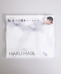 Zoule（ゾーラ）の「Zoule ゾーラ：HARU:HAIR シリーズ　Seal H-10　シールヘア(貼るヘアーアクセ)　シフォン　リボン（その他ヘアアクセサリー）」