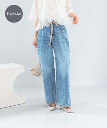 URBAN RESEARCH ROSSO WOMEN（アーバンリサーチ　ロッソ）の「『別注』Lee×ROSSO　STRING DENIM PANTS（デニムパンツ）」