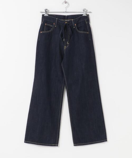 URBAN RESEARCH ROSSO WOMEN(アーバンリサーチ ロッソ)の「『別注』Lee×ROSSO STRING DENIM PANTS(デニムパンツ・レディース・ライトインディゴブルー/インディゴブルー・MEDIUM/SMALL/X-SMALL)」の20枚目の写真
