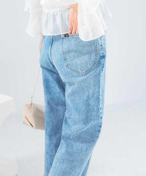 URBAN RESEARCH ROSSO WOMEN(アーバンリサーチ ロッソ)の「『別注』Lee×ROSSO STRING DENIM PANTS(デニムパンツ・レディース・ライトインディゴブルー/インディゴブルー・MEDIUM/SMALL/X-SMALL)」の15枚目の写真