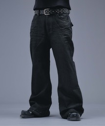 ANDER HUNK(�A���_�[�n���N)��13oz Wax Coated Wide Flare Denim / 13�I���X���b�N�X�R�[�e�B���O���C�h�t���A�f�j��(�f�j���p���c)