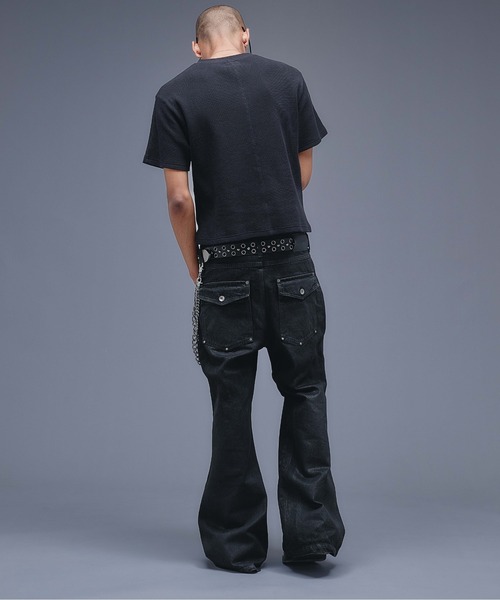 ANDER HUNK（アンダーハンク）の「13oz Wax Coated Wide Flare Denim