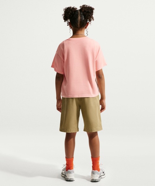 NIKE（ナイキ）の「ナイキ NIKE ナイキ YTH NSW ボクシー スター S/S Tシャツ（Tシャツ/カットソー・キッズ・サーモンピンク/オフホワイト・130cm/140cm/150cm/160cm）」の9枚目の写真