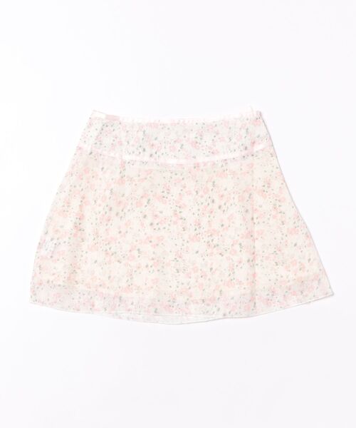almo(アルモ)の「【LAMPOON】花柄シフォンミニスカート(スカート・レディース・ピンク・LARGE/MEDIUM/SMALL)」の9枚目の写真