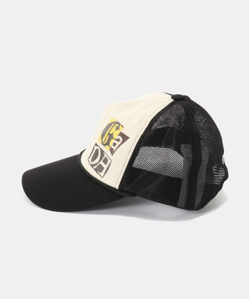 OPEN Yy(オープンワイワイ)の「【Geek Office / ギークオフィス】OPEN YY / Woven YY PHONETIC TRUCKER CAP(キャップ・レディース・ブラック/ブラウン・FREE)」の12枚目の写真