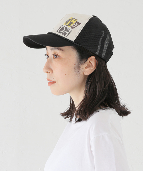 OPEN Yy(オープンワイワイ)の「【Geek Office / ギークオフィス】OPEN YY / Woven YY PHONETIC TRUCKER CAP(キャップ・レディース・ブラック/ブラウン・FREE)」の10枚目の写真