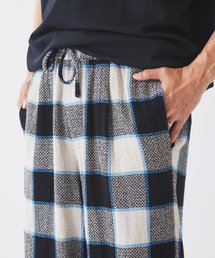 JOURNAL STANDARD relume | ビッグ ブロック チェック パナマ織 イージーパンツ(その他パンツ)