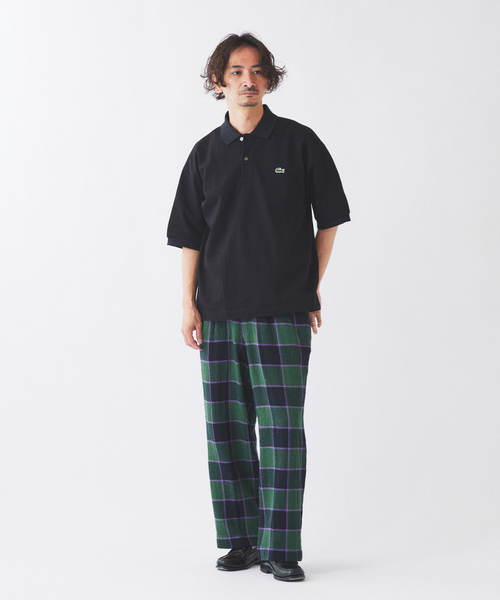 JOURNAL STANDARD relume(ジャーナルスタンダード レリューム)の「ビッグ ブロック チェック パナマ織 イージーパンツ(その他パンツ・メンズ・アイボリー/グリーン/ブルー系その他・MEDIUM/LARGE)」の18枚目の写真