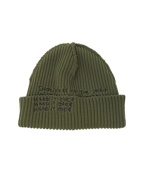 styles(スタイルス)の「GARBAGE INSIDE OUT CUFF BEANIE(ニットキャップ/ビーニー・メンズ・ブラック/ネイビー/オリーブ・ONE SIZE)」の3枚目の写真