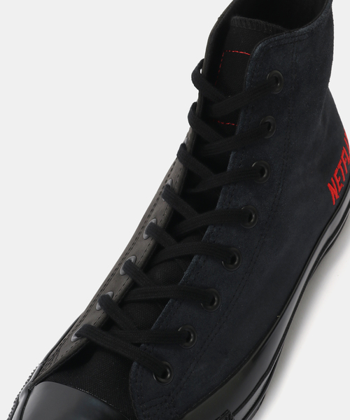 CONVERSE(コンバース)の「CONVERSE ALL STAR AGED HI / NETFLIX 31317100(スニーカー・メンズ・ブラック・26.5cm/27.5cm/28cm/27cm/26cm)」の4枚目の写真