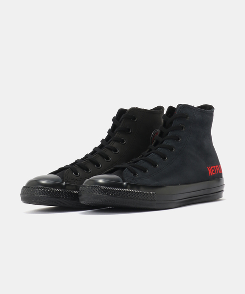 CONVERSE(コンバース)の「CONVERSE ALL STAR AGED HI / NETFLIX 31317100(スニーカー・メンズ・ブラック・26.5cm/27.5cm/28cm/27cm/26cm)」の3枚目の写真