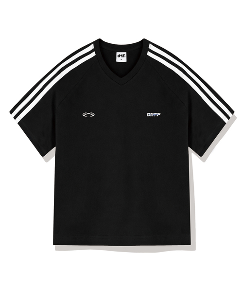 セール】DIIFF｜ディフのTシャツ/カットソー（ブラック/黒色系・V