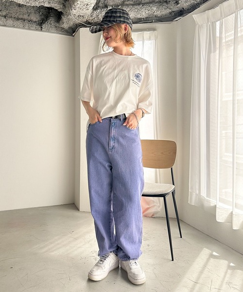 DOUBLE NAME(ダブルネーム)の「00’s Gadges刺しゅうTEE(Tシャツ/カットソー・レディース・オフホワイト/オレンジ/ブラック系・FREE)」の13枚目の写真