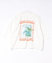 Kahiko（カヒコ）の「【Kahiko】SURF＆Palms アラホウUVカットTシャツ（Tシャツ/カットソー）」
