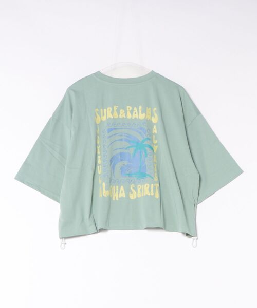 Kahiko(カヒコ)の「【Kahiko】SURF&Palms アラホウUVカットTシャツ(Tシャツ/カットソー・レディース・ホワイト/ブラック系その他/グリーン系その他/ブラック/ホワイト系その他/ミント・FREE)」の6枚目の写真