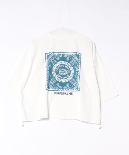 Kahiko(カヒコ)の「【Kahiko】SURF&Palms アラホウUVカットTシャツ(Tシャツ/カットソー・レディース・ホワイト/ブラック系その他/グリーン系その他/ブラック/ホワイト系その他/ミント・FREE)」の1枚目の写真