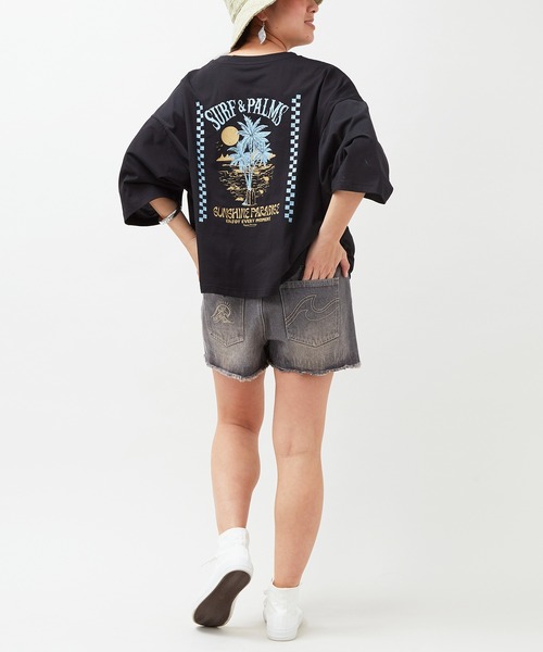 Kahiko(カヒコ)の「【Kahiko】SURF&Palms アラホウUVカットTシャツ(Tシャツ/カットソー・レディース・ホワイト/ブラック系その他/グリーン系その他/ブラック/ホワイト系その他/ミント・FREE)」の13枚目の写真