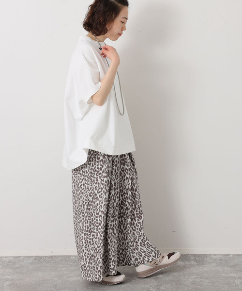 JOURNAL STANDARD LUXE(ジャーナルスタンダード ラックス)の「オーガニックテンジク ポンチョT(Tシャツ/カットソー・レディース・ホワイト/ブラック・FREE)」の11枚目の写真
