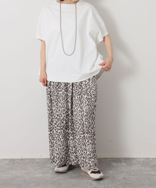 JOURNAL STANDARD LUXE(ジャーナルスタンダード ラックス)の「オーガニックテンジク ポンチョT(Tシャツ/カットソー・レディース・ホワイト/ブラック・FREE)」の12枚目の写真