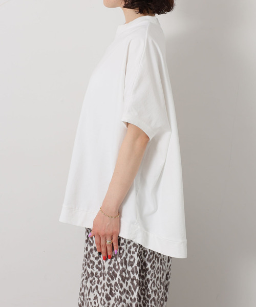 JOURNAL STANDARD LUXE(ジャーナルスタンダード ラックス)の「オーガニックテンジク ポンチョT(Tシャツ/カットソー・レディース・ホワイト/ブラック・FREE)」の14枚目の写真