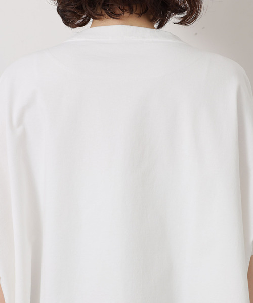 JOURNAL STANDARD LUXE(ジャーナルスタンダード ラックス)の「オーガニックテンジク ポンチョT(Tシャツ/カットソー・レディース・ホワイト/ブラック・FREE)」の17枚目の写真