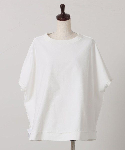 JOURNAL STANDARD LUXE(ジャーナルスタンダード ラックス)の「オーガニックテンジク ポンチョT(Tシャツ/カットソー・レディース・ホワイト/ブラック・FREE)」の21枚目の写真