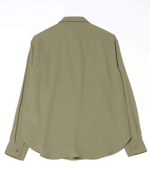 LAUREN RALPH LAUREN(ローレン ラルフ ローレン)の「リラックス フィット ジョーゼット シャツ(シャツ/ブラウス・レディース・グリーン・M/S)」の2枚目の写真