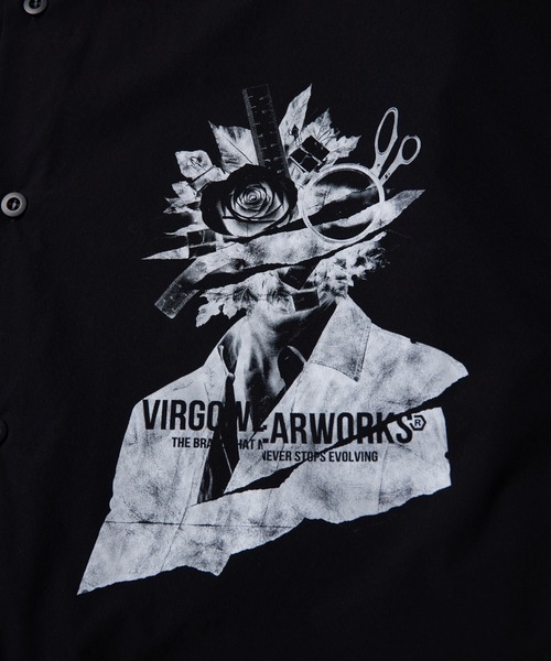 VIRGOwearworks(ヴァルゴウェアワークス)の「COLLISION SHIRT(シャツ/ブラウス・メンズ・ホワイト/ブラック・2/3/4)」の7枚目の写真