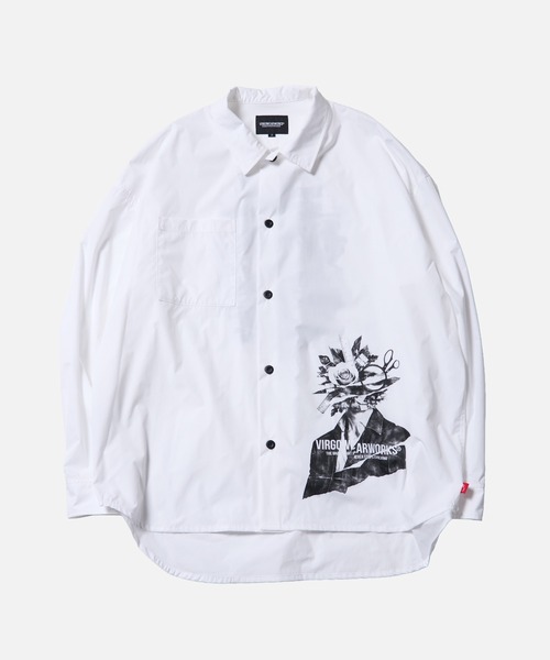 VIRGOwearworks(ヴァルゴウェアワークス)の「COLLISION SHIRT(シャツ/ブラウス・メンズ・ホワイト/ブラック・2/3/4)」の4枚目の写真