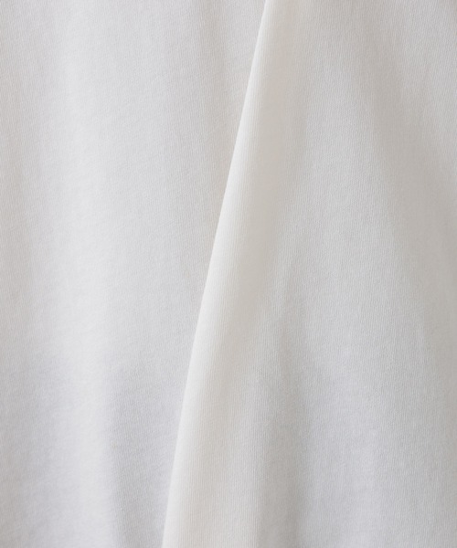 HEART MARKET（ハートマーケット）の「ワイドなフレンチTEE（Tシャツ/カットソー・レディース・チャコール/ダークブラウン/ホワイト/グレイッシュベージュ/ブラック/モカ/キャメル・SMALL/MEDIUM/LARGE）」の18枚目の写真
