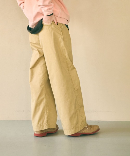 kha:ki(カーキ)の「「KHA:KI / カーキ」TYPE-45 TROUSERS(その他パンツ・レディース・オリーブ/ベージュ/グレイッシュベージュ/ブラック・1/2)」の21枚目の写真