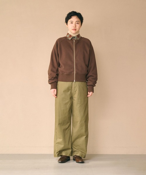 kha:ki(カーキ)の「「KHA:KI / カーキ」TYPE-45 TROUSERS(その他パンツ・レディース・オリーブ/ベージュ/グレイッシュベージュ/ブラック・1/2)」の6枚目の写真
