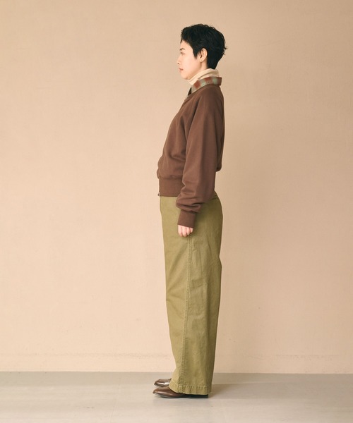 kha:ki(カーキ)の「「KHA:KI / カーキ」TYPE-45 TROUSERS(その他パンツ・レディース・オリーブ/ベージュ/グレイッシュベージュ/ブラック・1/2)」の7枚目の写真