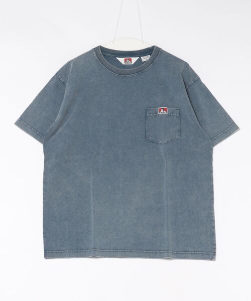 BEN DAVIS(ベンデイビス)の「【BEN DAVIS/ベンデイビス】【パウダーブリーチ加工でヴィンテージ感ある仕上がり】ワンポイント 胸ポケットTシャツ 綿100% ゴリラピスネーム ポケT 古着風 ユーズド感 アメカジ ストリート ユニセックス(Tシャツ/カットソー・メンズ・ブラック/ネイビー/グリーン・MEDIUM/LARGE/X-LARGE/SMALL)」の3枚目の写真
