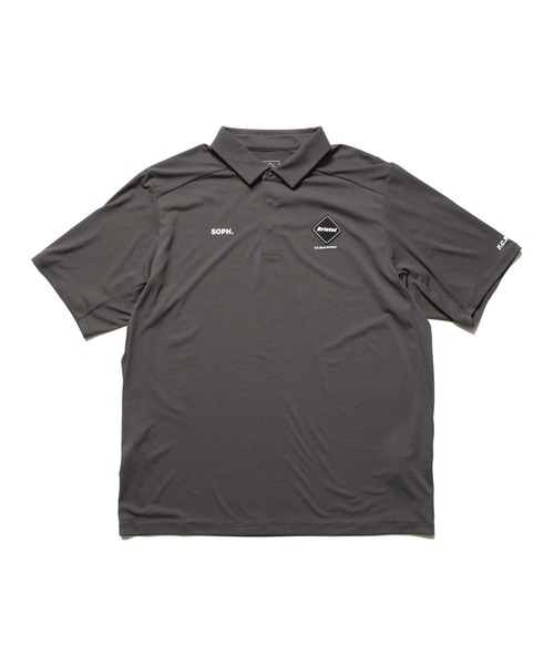 F.C.Real Bristol(エフシーレアルブリストル)の「S/S TECH POLO(ポロシャツ・メンズ・チャコールグレー/ターコイズブルー/ブラック・SMALL/MEDIUM/LARGE/X-LARGE/XX-LARGE)」の3枚目の写真