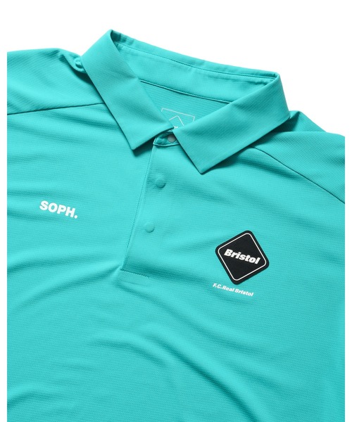 F.C.Real Bristol(エフシーレアルブリストル)の「S/S TECH POLO(ポロシャツ・メンズ・チャコールグレー/ターコイズブルー/ブラック・SMALL/MEDIUM/LARGE/X-LARGE/XX-LARGE)」の6枚目の写真
