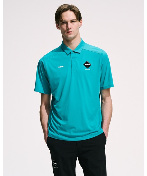 F.C.Real Bristol(エフシーレアルブリストル)の「S/S TECH POLO(ポロシャツ・メンズ・チャコールグレー/ターコイズブルー/ブラック・SMALL/MEDIUM/LARGE/X-LARGE/XX-LARGE)」の4枚目の写真