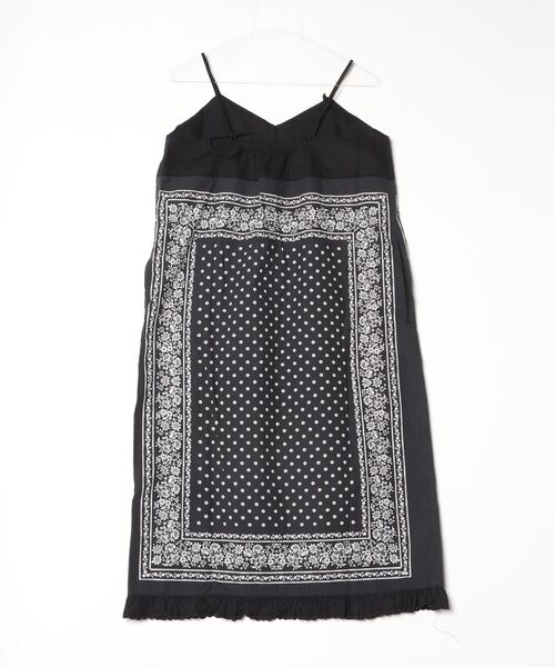 INDIA IS BEAUTIFUL(インディアイズビューティフル)の「【ROSE BUD別注】INDIA IS BEAUTIFUL/BLACK BANDANA DRESS(ワンピース・レディース・ブラック・ONE SIZE)」の12枚目の写真