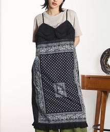 INDIA IS BEAUTIFUL | 【ROSE BUD別注】INDIA IS BEAUTIFUL/BLACK BANDANA DRESS(ワンピース)