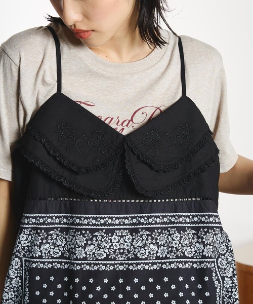 INDIA IS BEAUTIFUL(インディアイズビューティフル)の「【ROSE BUD別注】INDIA IS BEAUTIFUL/BLACK BANDANA DRESS(ワンピース・レディース・ブラック・ONE SIZE)」の8枚目の写真